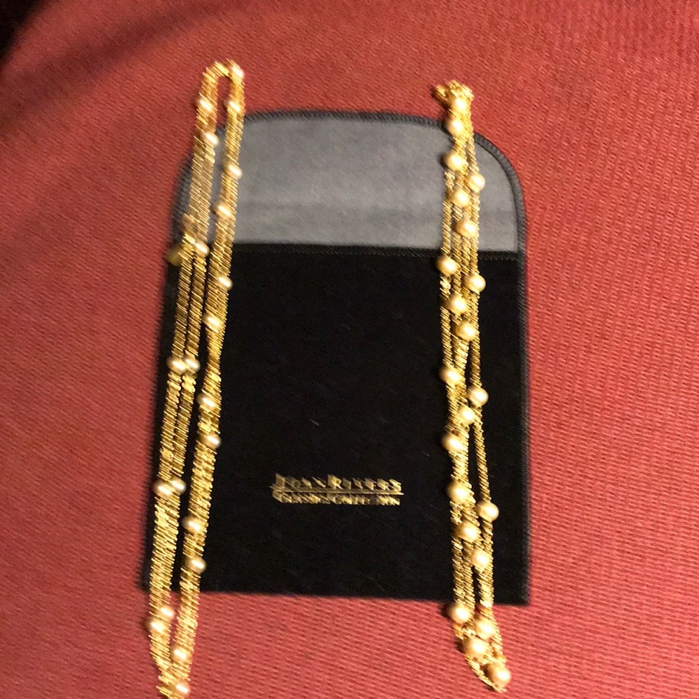 24 inch gold pearl chains